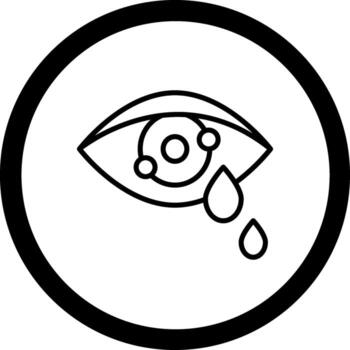 Crying Coded User Interface Symbol vector