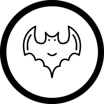 Bat Sign Smooth User Interface Symbol vector