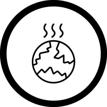 global calentamiento digital tecnología estilo elemento vector