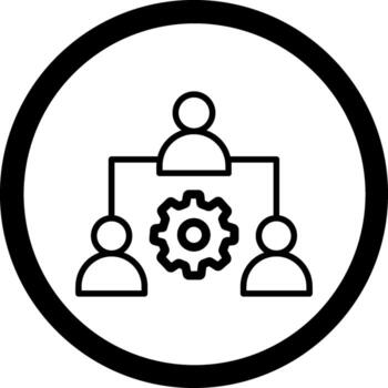 Teamwork User Friendly Sketch Drawing vector