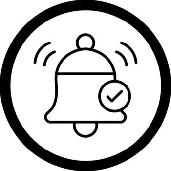 notificación suave móvil aplicación visual vector