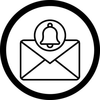 Email Sharp Edge Style Visual vector