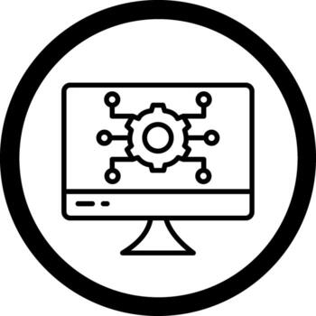 api interfaz contorno línea gráfico vector