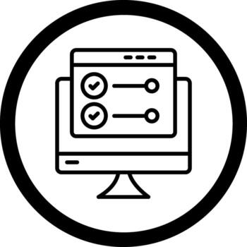 Project Status Modular Graphic Form vector