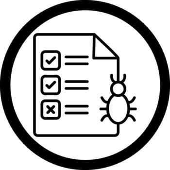 Bug Report Creative Hand Sketch Element vector