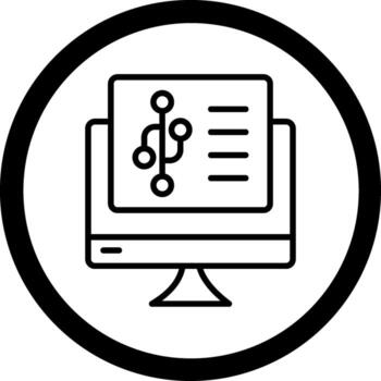 Version Control Muted Color Tone Element vector