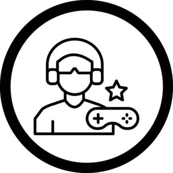 Acting Flat User Interface Form vector