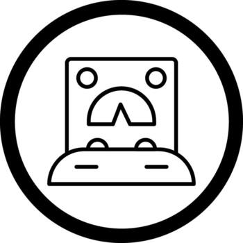 galvanómetro codificado usuario interfaz símbolo vector