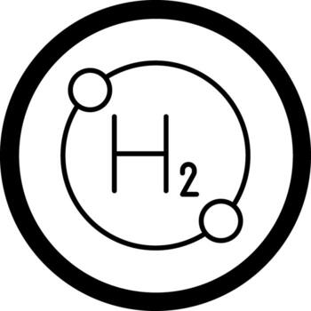 Hydrogen Gradient Style Design Element vector