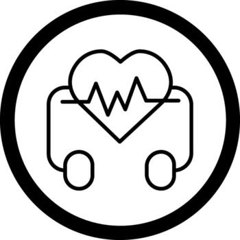 Defribillator Handcrafted User Interface Symbol vector