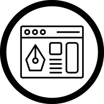 Ui Design Interactive Style Symbol vector