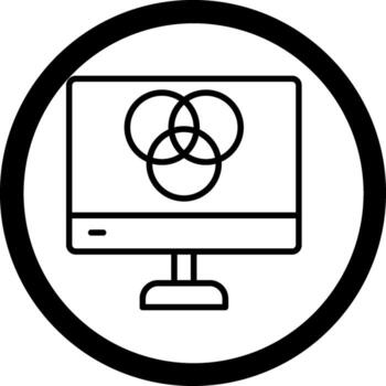 Rgb Shadowed Flat UI Design vector