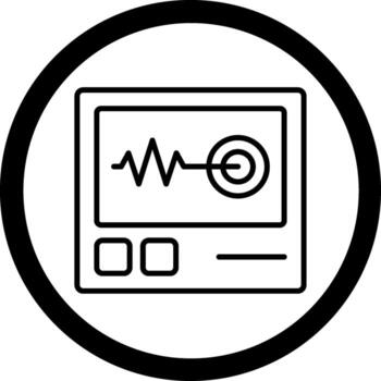 Monitoring Subtle User Interface Graphic vector