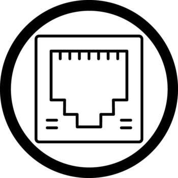 Ethernet Responsive App UI Shape vector