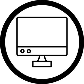 Desktop Futuristic User Interface Mark vector