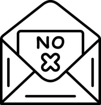 correo error lineal botón enviando ha fallado no entregado vector