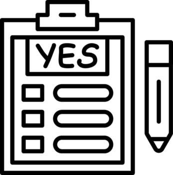 Clipboard List Linear Button Tasks Checklist Organize vector