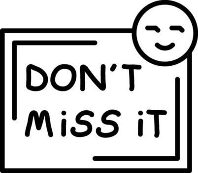 recordatorio lineal elemento alerta Nota rápido vector