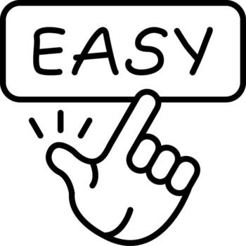 Easy Linear Simple Effortless Quick vector