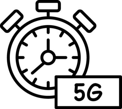 Chronometer Linear Timer Clock Stop vector