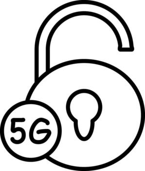 Unlock Linear Open Access Key vector