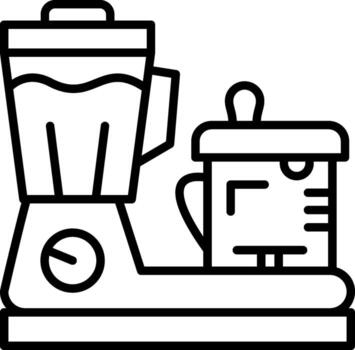 Blender Linear Element Icon Appliance Mix Blend vector