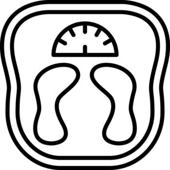 Scale Linear Element Icon Weight Measure Mass vector