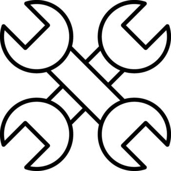 Config Setting Linear Element Icon Configuration Adjust Option vector