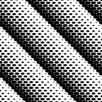 Seamless geometric oval pattern - abstract monochrome background with ellipses vector