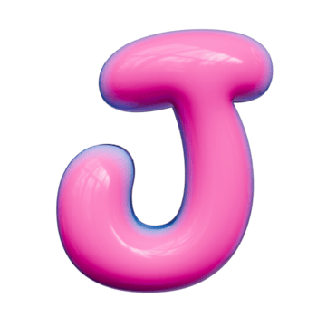 carta j doce lustro bolha emblema png