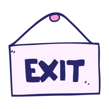 humano fez desenho animado rabisco Saída placa dentro brilhante néon cor png