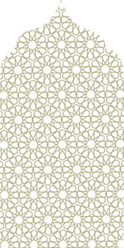 elegante mihrab Projeto com dourado enfeite png