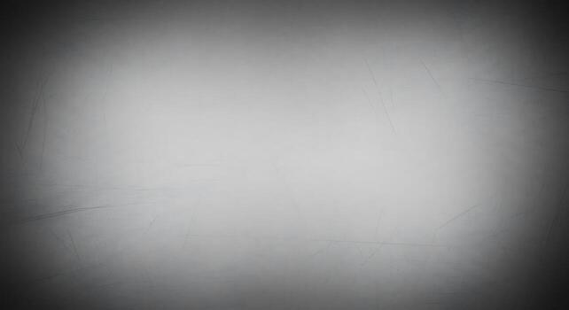 Subtle gray leather texture background with vignette effect for design projects photo