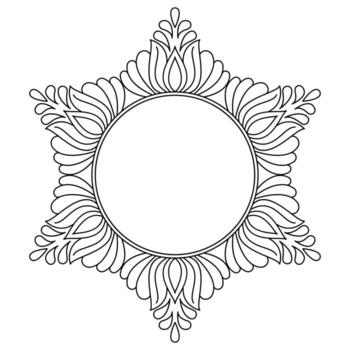 floración modelo arraigado en antiguo estructura colorante libro página vector