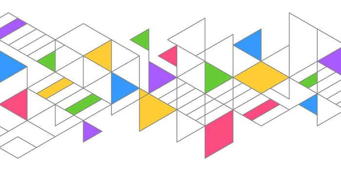 resumen geométrico antecedentes hecho de líneas. isométrica cuadrícula. vector