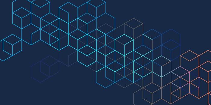 antecedentes desde cubitos y líneas. vector