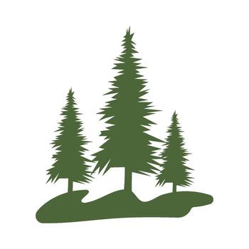 pino árbol modelo diseño vector