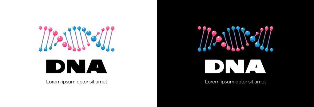 mínimo adn hélice logo . resumen infinito lazo diseño simbolizando genética, biología y herencia. Perfecto para médico, biotecnología, Ciencias o moderno tecnología marca identidad. vector