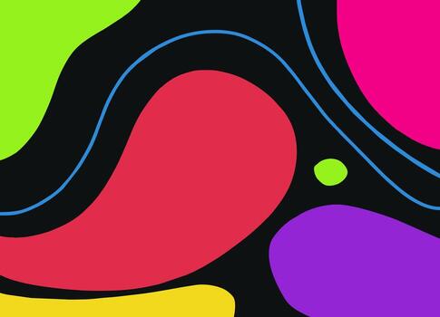 moderno resumen elementos en juguetón composición para marca vector