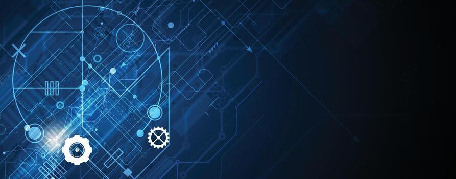 Abstract digital technology background vector