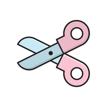 Scissors icon design templates simple and modern concept vector