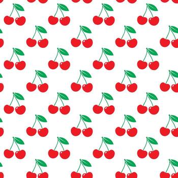 Cereza sin costura modelo antecedentes sencillo diseño minimalista vector