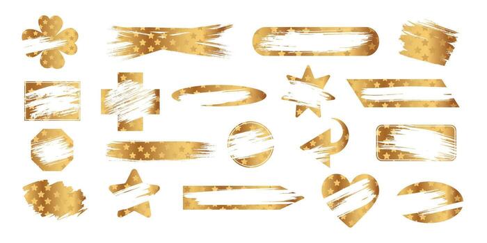 Instant scratch off lottery win card ticket shapes set with scrape texture effect template marks illustration vector
