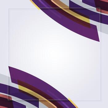 Modern Decorative Overlapping Geometric Shape Abstract Presentation Frame Background vector