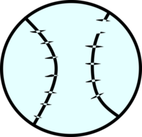 ilustración de un béisbol png