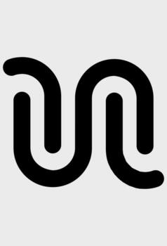 minimalista moderno doble s letra monograma logo. resumen paralelo ola líneas en un continuo bucle. elegante icono de dos enclavamiento s formas vector