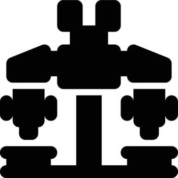 Comparison Microscope, Microscope, Analyzer Glyph Solid Icon vector