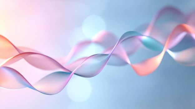 Abstract wave background with gradient colors soft light effect photo