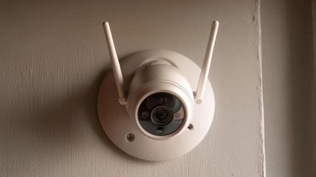 Wireless security camera for home surveillance and protection with wifi connectivity and remote access photo