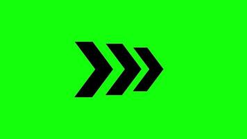 framåt- riktning pil ikon för navigering och framsteg video
